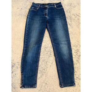 Betty Barclay Perfect Body Jeans Womens 6 Blue Denim Dark Wash Stretch Casual